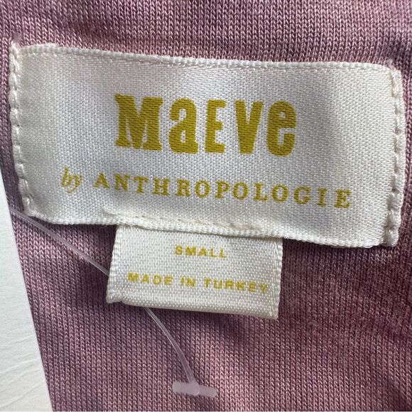 NEW Anthropologie Maeve Jacquard Pink Winter Dress Pockets Adjustable Size S (M) - Picture 2 of 14